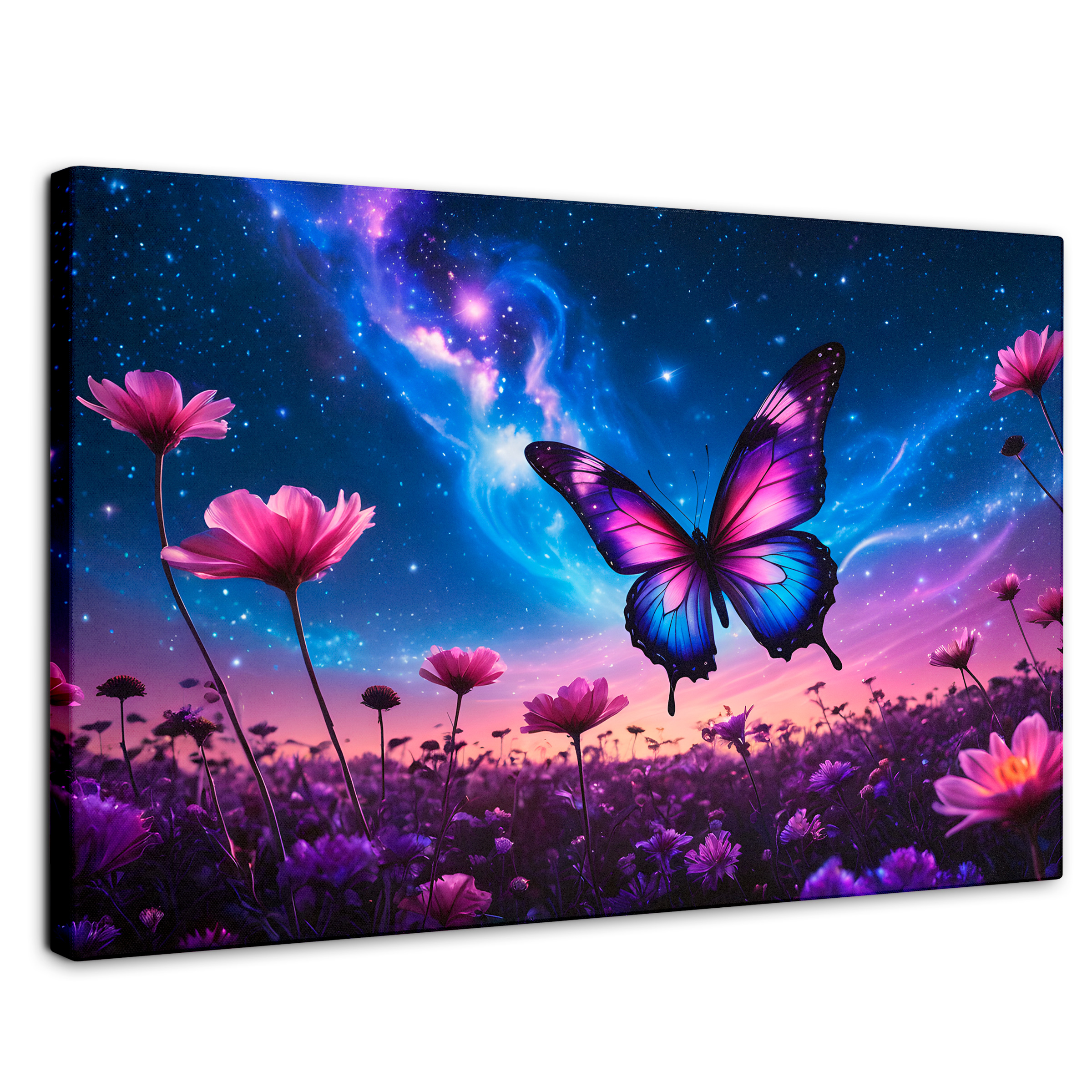 Foto 1 | Cuadro Mariposas Canvas Alas En El Silencio 90x60