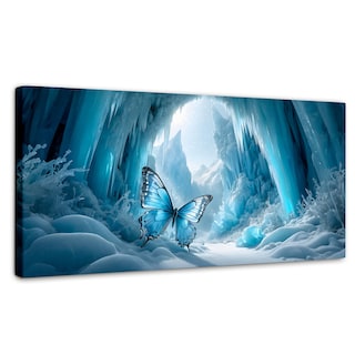 Foto 1 | Cuadro Mariposas Canvas Mariposa Glacial 120x60