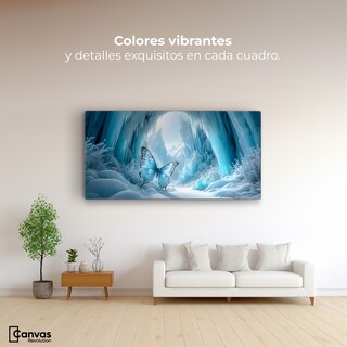 Foto 2 | Cuadro Mariposas Canvas Mariposa Glacial 120x60