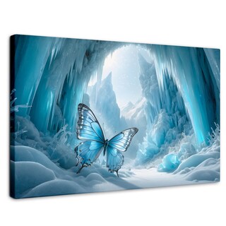Foto 1 | Cuadro Mariposas Canvas Mariposa Glacial 90x60