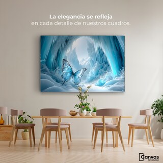 Foto 2 | Cuadro Mariposas Canvas Mariposa Glacial 90x60