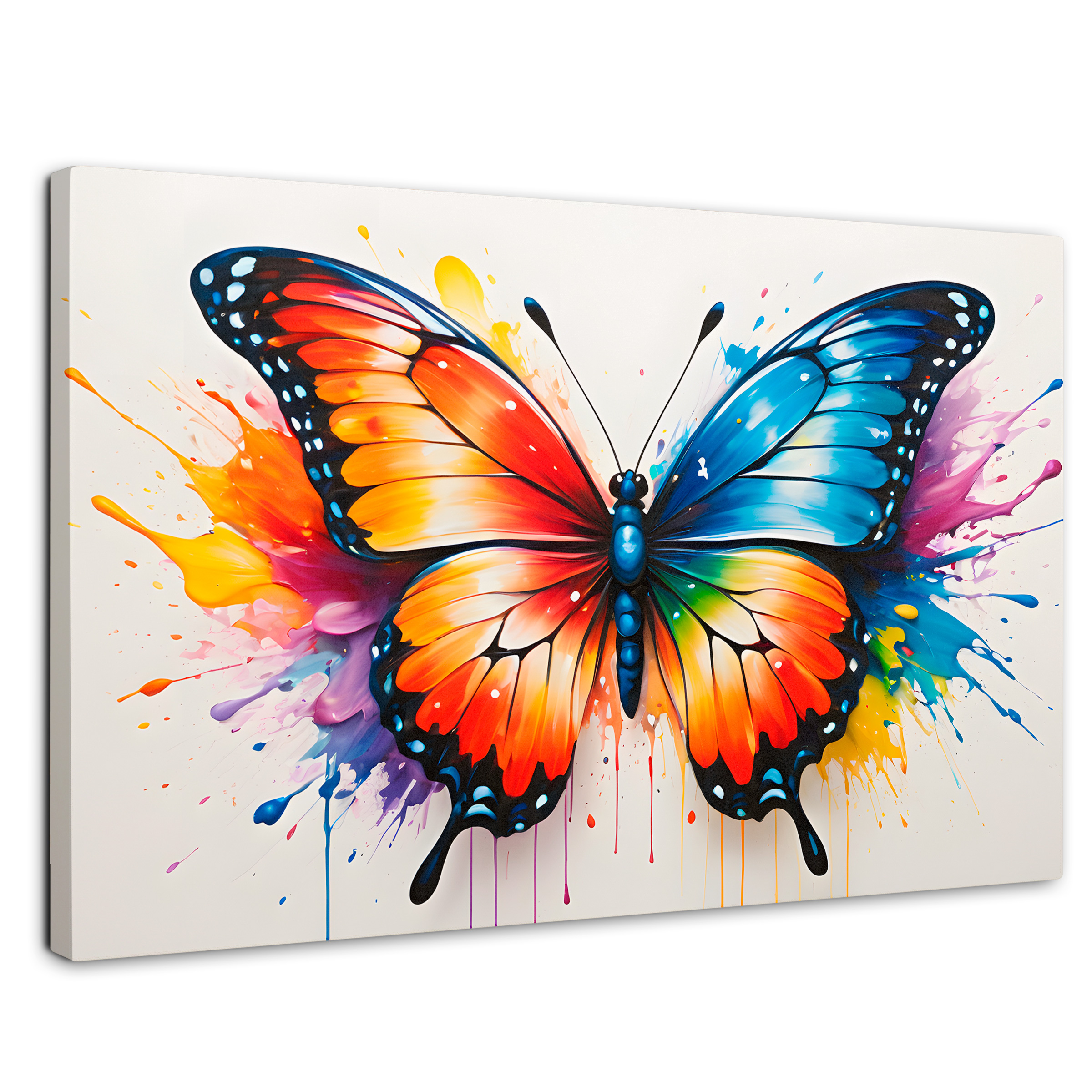 Foto 1 | Cuadro Mariposas Canvas Vuelo Explosivo 90x60
