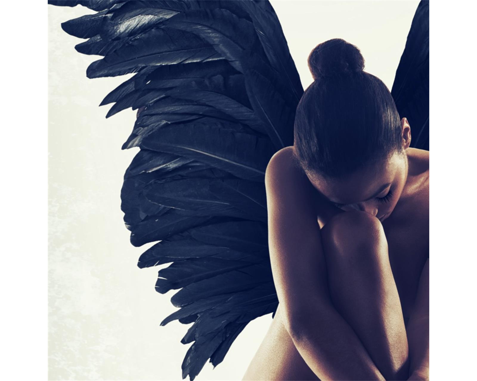 Foto 2 | Cuadro Decorativo - Ángel Caído - 100x100 Cm - Entelado