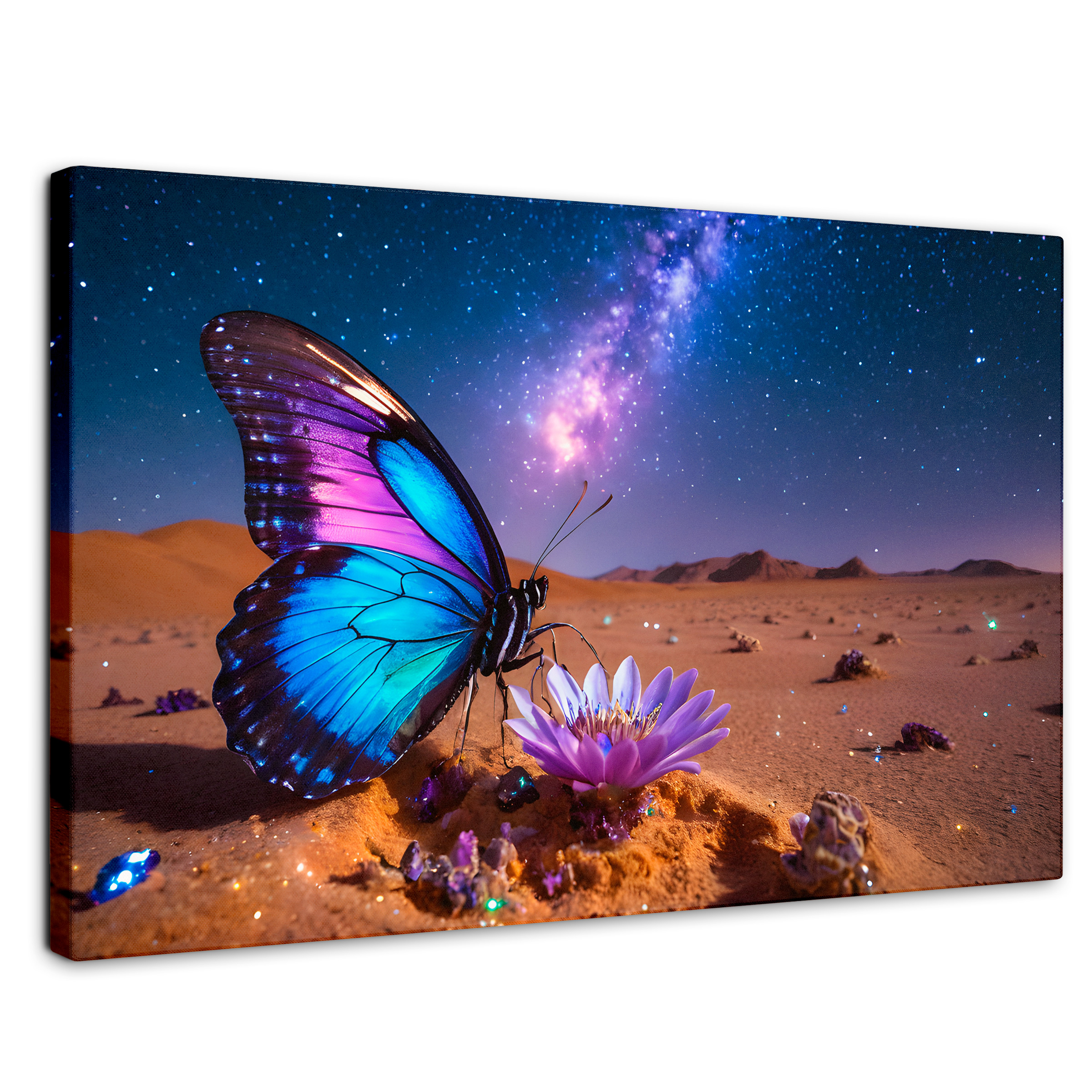 Foto 1 | Cuadro Mariposas Canvas Alas Del Desierto 90x60