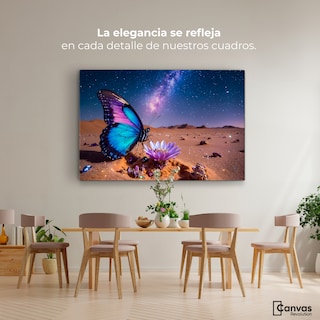 Foto 2 | Cuadro Mariposas Canvas Alas Del Desierto 90x60