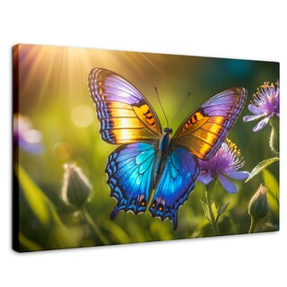Foto 1 | Cuadro Mariposas Canvas Alas En El Sol 90x60