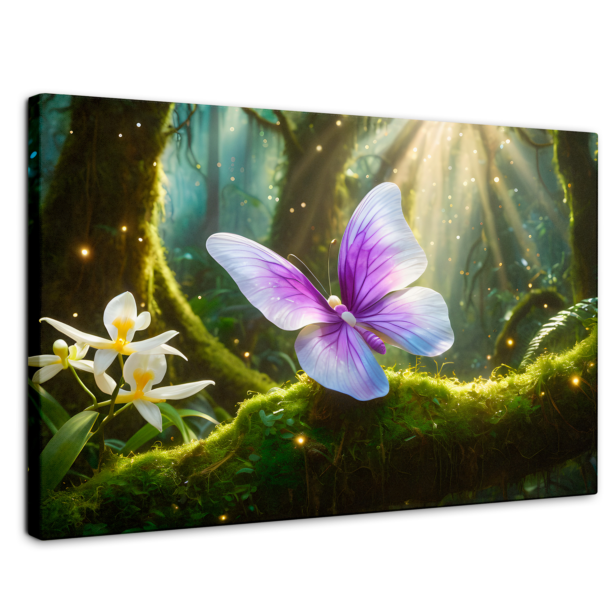 Foto 1 | Cuadro Mariposas Canvas Mariposa Silvestre 90x60
