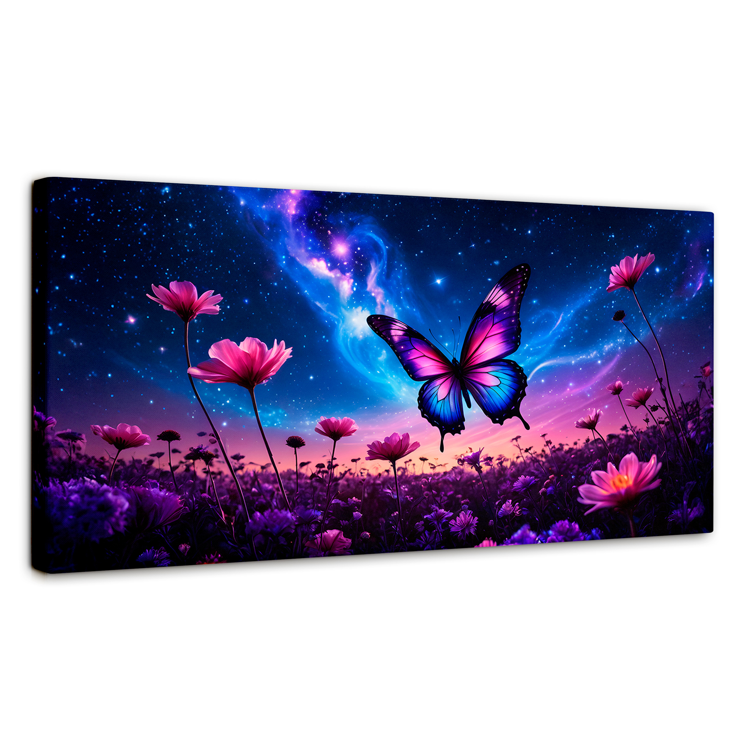 Foto 1 | Cuadro Mariposas Canvas Alas En El Silencio 120x60