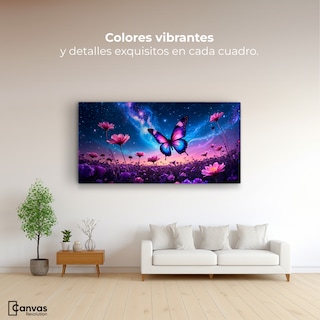 Foto 2 | Cuadro Mariposas Canvas Alas En El Silencio 120x60