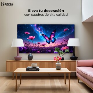 Foto 3 | Cuadro Mariposas Canvas Alas En El Silencio 120x60