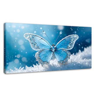 Foto 1 | Cuadro Mariposas Canvas Alas De Diamante 120x60
