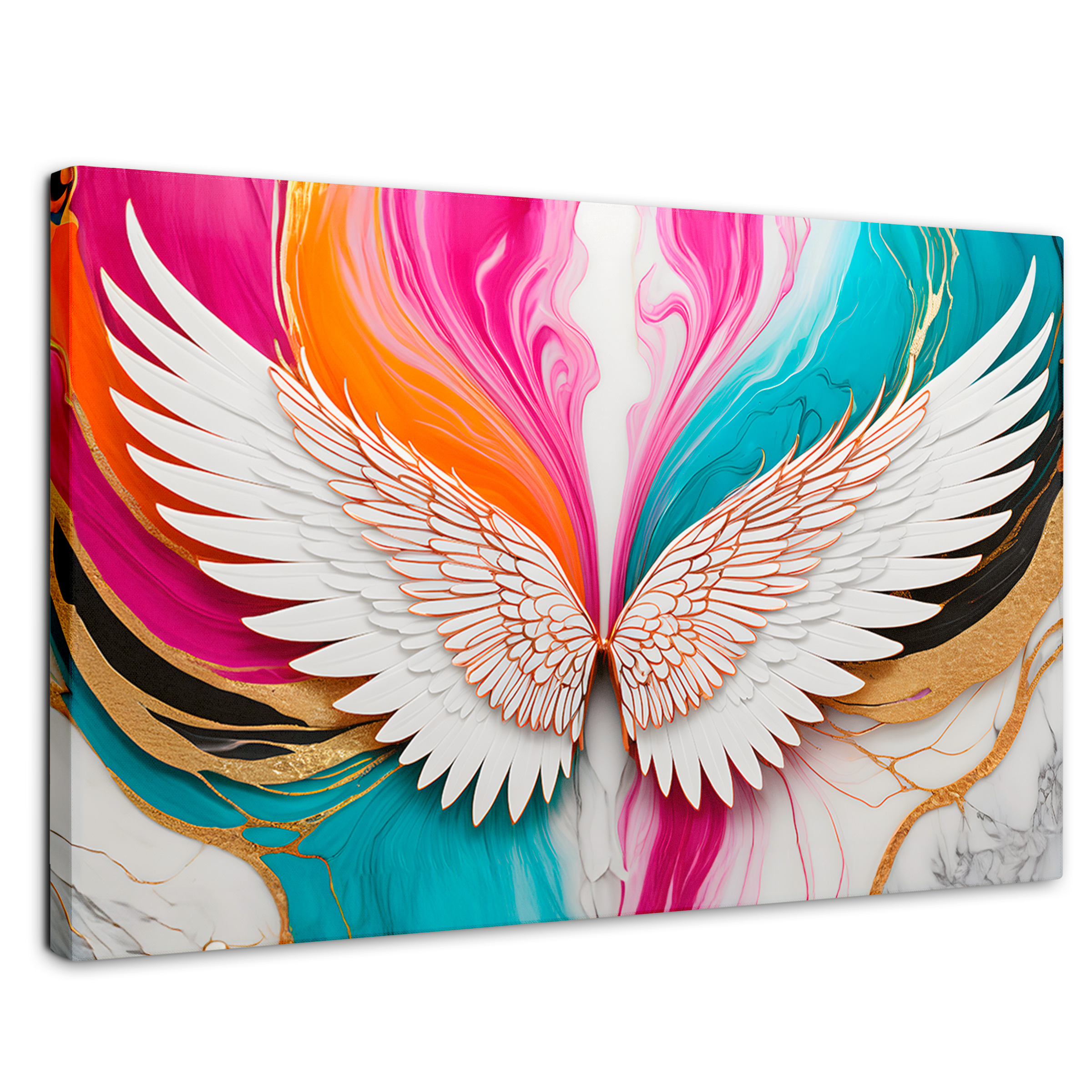 Foto 1 | Cuadro Alas De Ángel Canvas Alas Fusión Color 90x60
