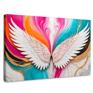 Foto 1 | Cuadro Alas De Ángel Canvas Alas Fusión Color 90x60