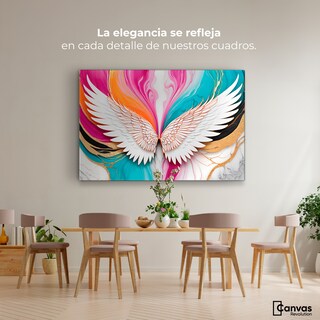 Foto 2 | Cuadro Alas De Ángel Canvas Alas Fusión Color 90x60