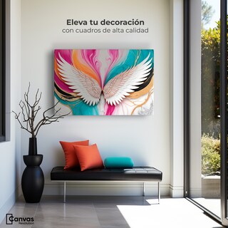 Foto 3 | Cuadro Alas De Ángel Canvas Alas Fusión Color 90x60