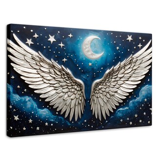 Foto 1 | Cuadro Alas De Ángel Canvas Sueños Alados 90x60