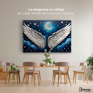 Foto 2 | Cuadro Alas De Ángel Canvas Sueños Alados 90x60