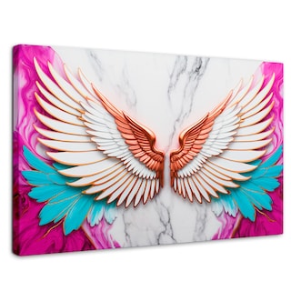 Foto 1 | Cuadro Alas De Ángel Canvas Alas Ángel Pureza 90x60