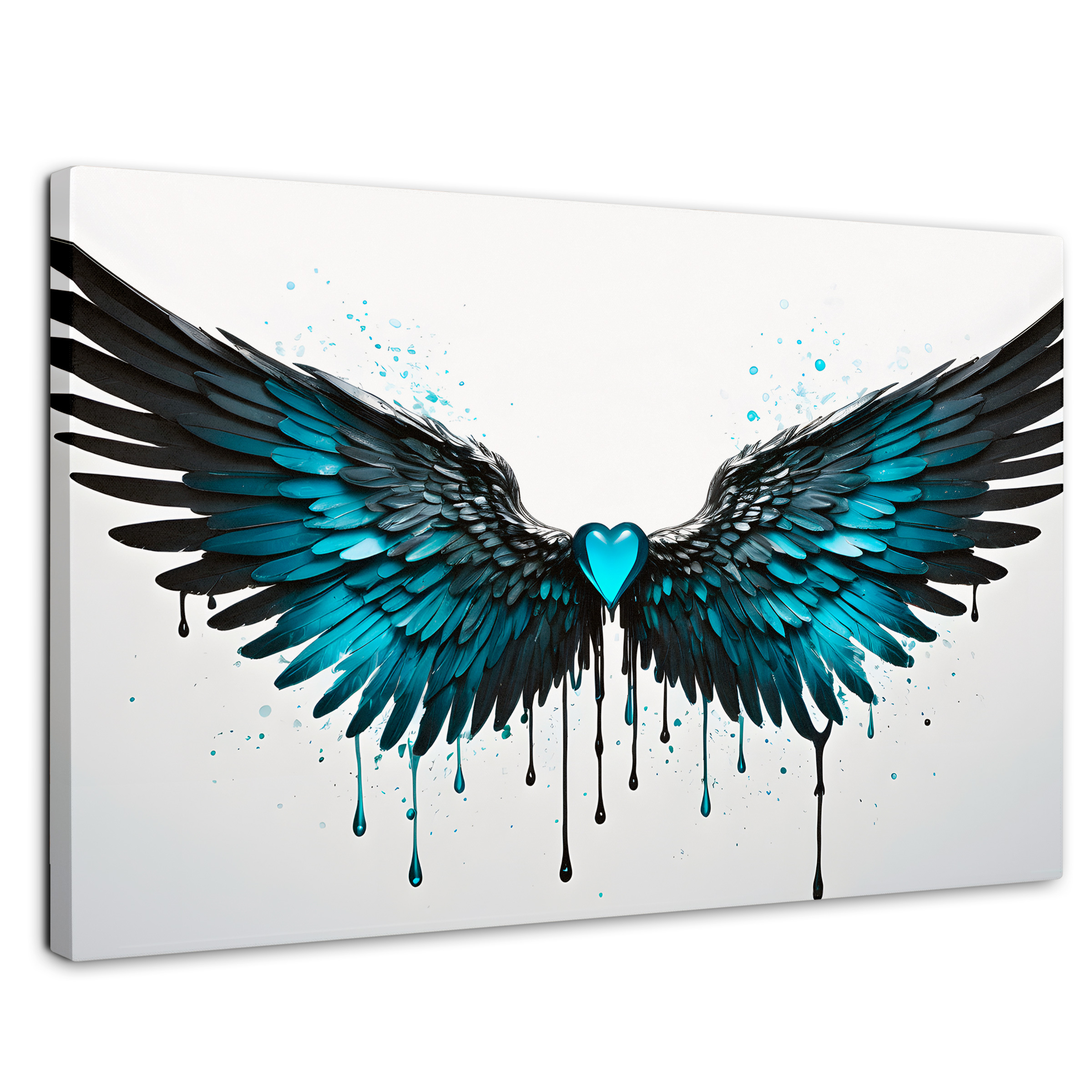 Foto 1 | Cuadro Alas De Ángel Canvas Alas Piedra Ángel 90x60