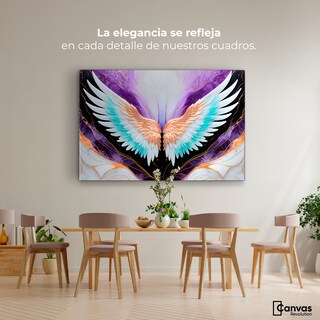 Foto 2 | Cuadro Alas De Ángel Canvas Alas Ángel Alma 90x60