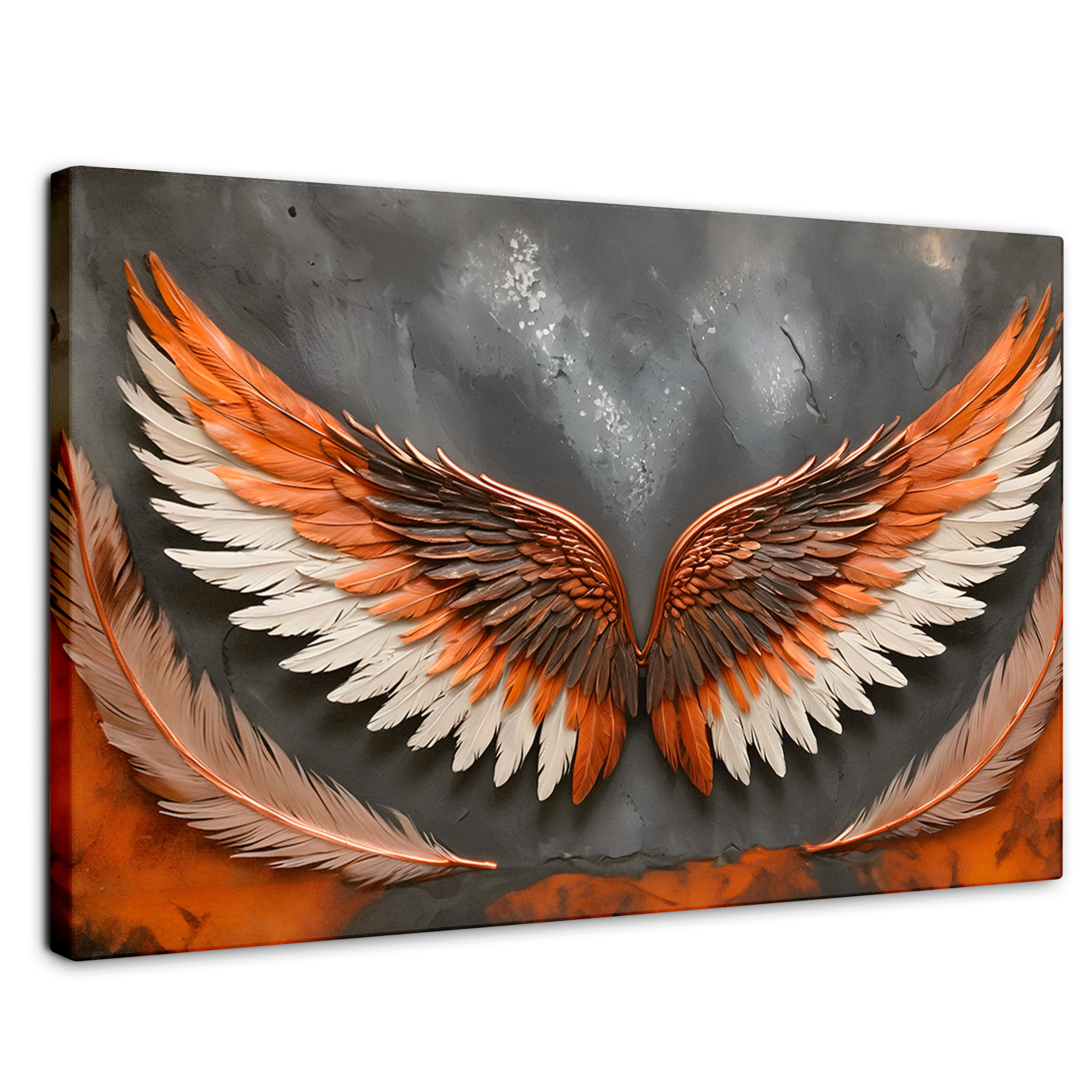 Foto 1 | Cuadro Alas De Ángel Canvas Ángel Luz Divina 90x60