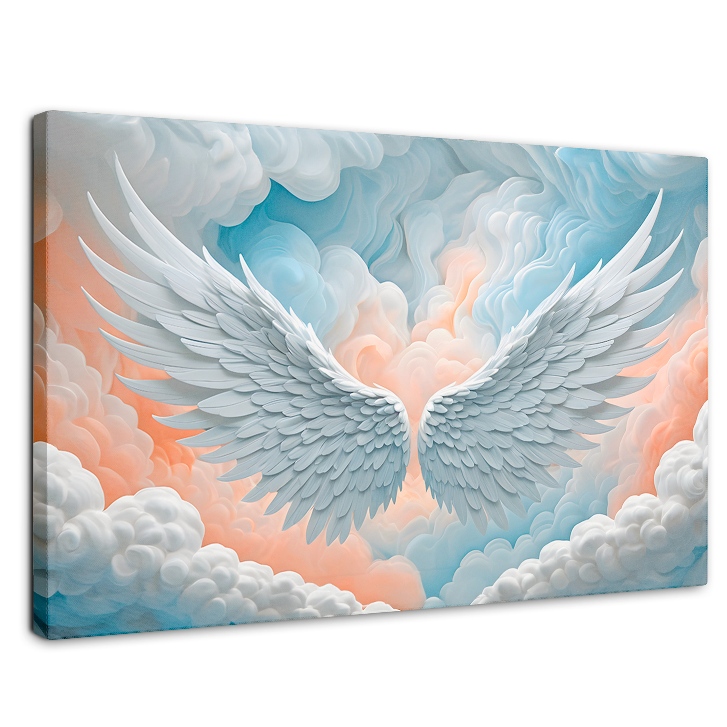 Foto 1 | Cuadro Alas De Ángel Canvas Alas Ángel Nubes 90x60