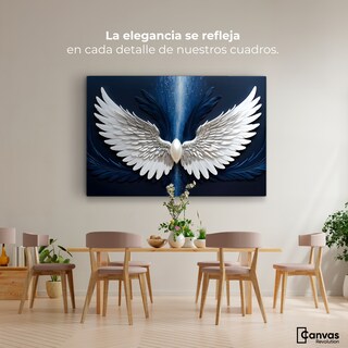 Foto 2 | Cuadro Alas De Ángel Canvas Espíritu De Vuelo 90x60