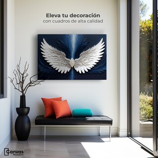 Foto 3 | Cuadro Alas De Ángel Canvas Espíritu De Vuelo 90x60