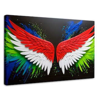 Foto 1 | Cuadro Alas De Ángel Canvas Alas Ángel Radiante 90x60