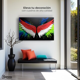 Foto 3 | Cuadro Alas De Ángel Canvas Alas Ángel Radiante 90x60