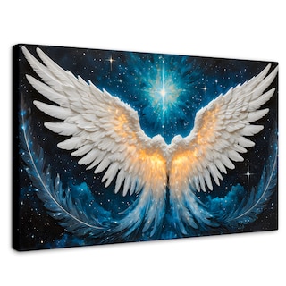 Foto 1 | Cuadro Alas De Ángel Canvas Esencia Angelical 90x60
