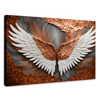 Foto 1 | Cuadro Alas De Ángel Canvas Alas De Eternidad 90x60