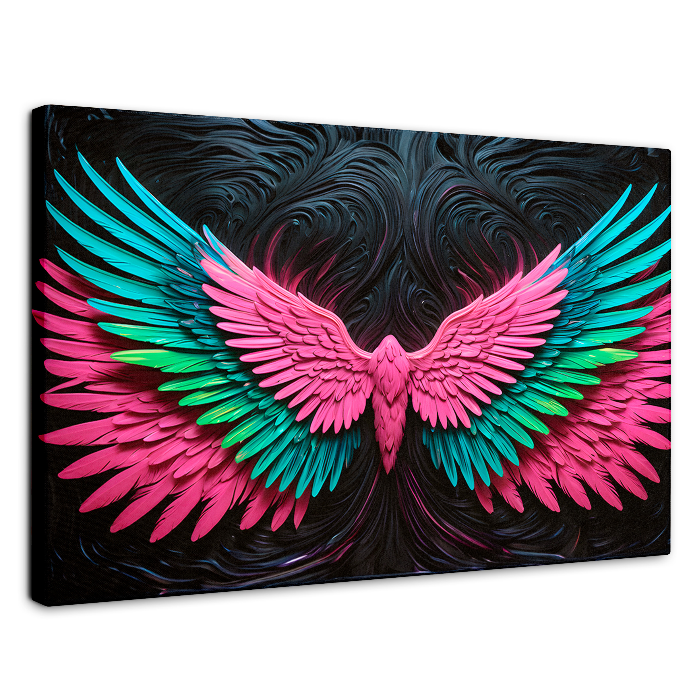 Foto 1 | Cuadro Alas De Ángel Canvas Alas Luz Ángeles 90x60
