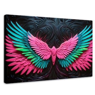 Foto 1 | Cuadro Alas De Ángel Canvas Alas Luz Ángeles 90x60