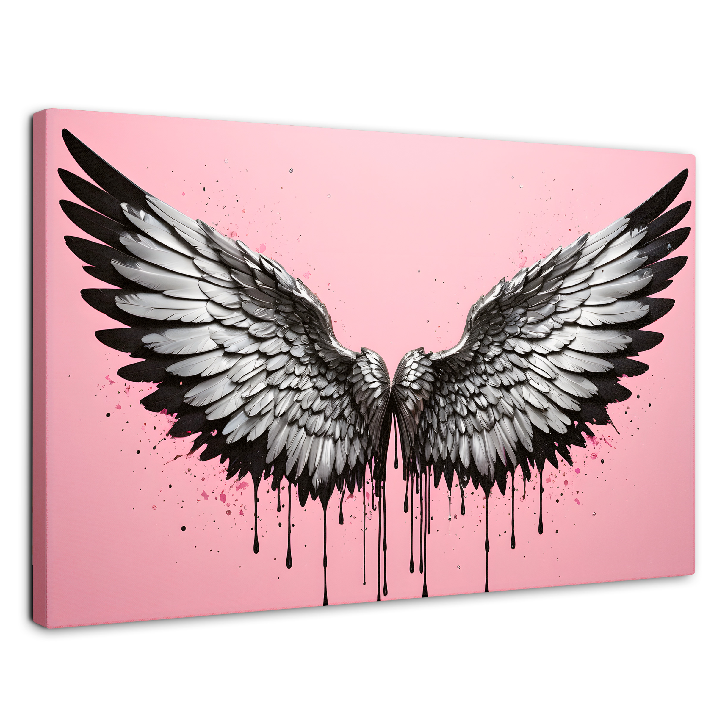 Foto 1 | Cuadro Alas De Ángel Canvas Luz De Ángeles 90x60