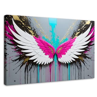 Foto 1 | Cuadro Alas De Ángel Canvas Alas Vuelo Eterno 90x60