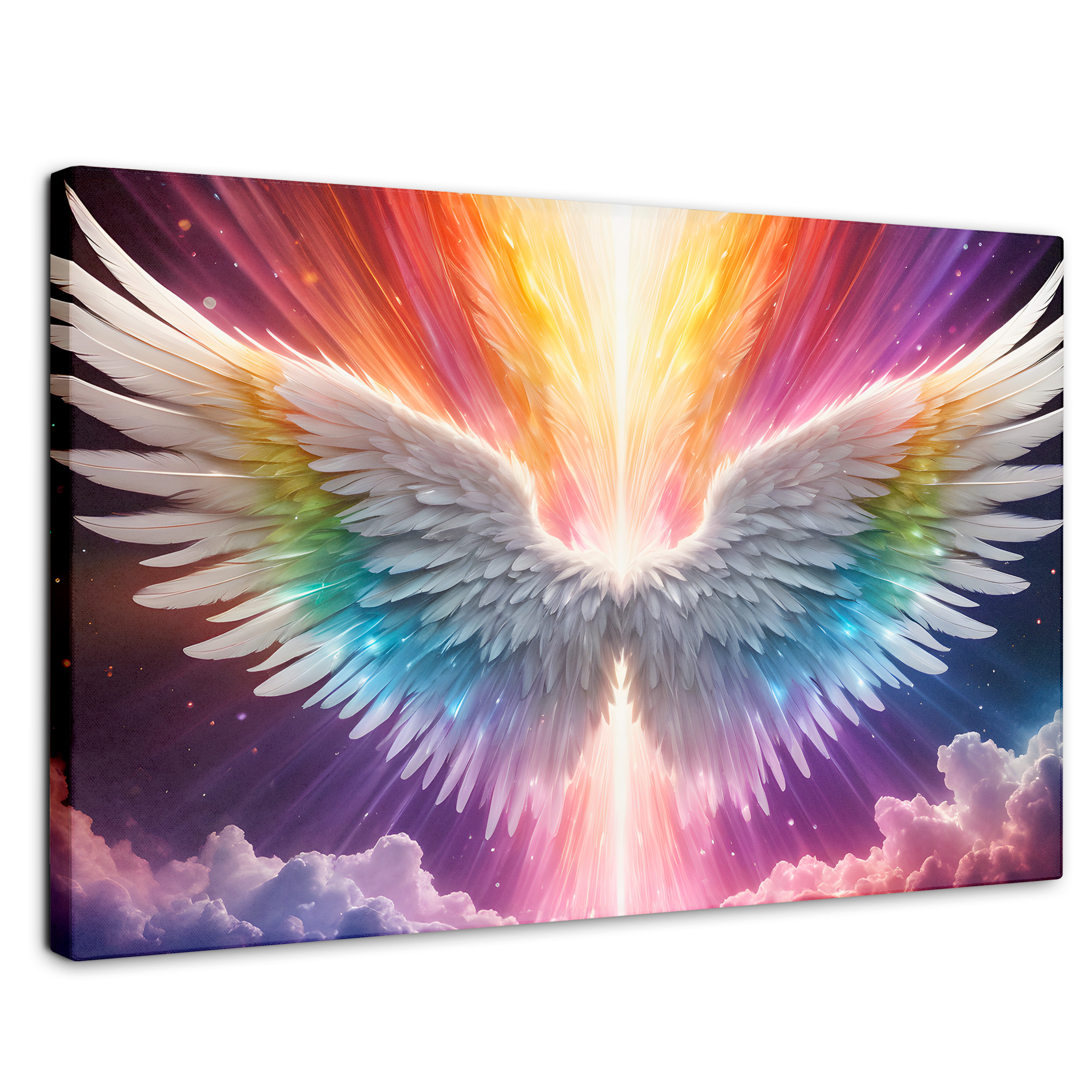 Foto 1 | Cuadro Alas De Ángel Canvas Aura Angelical 90x60