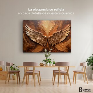 Foto 2 | Cuadro Alas De Ángel Canvas Alas Ángel Divino 90x60