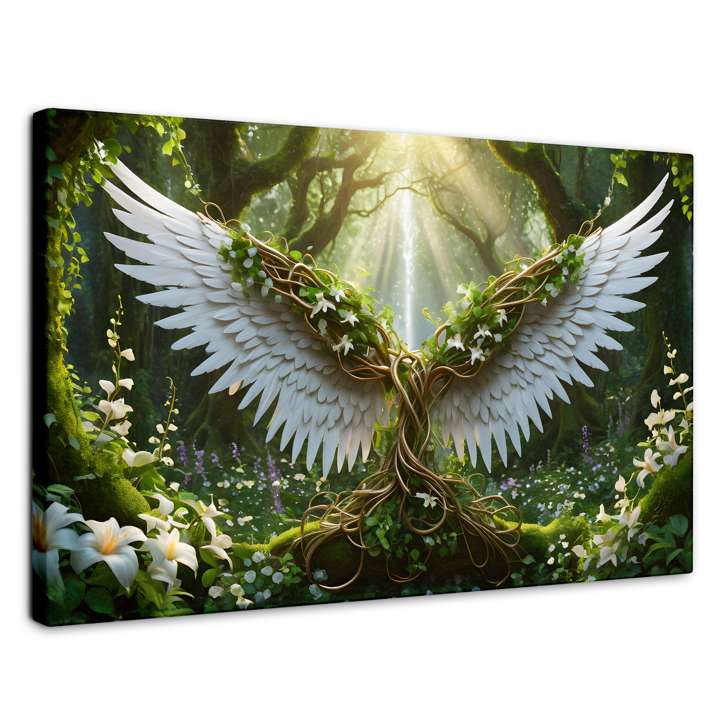 Foto 1 | Cuadro Alas De Ángel Canvas Alas De La Jungla 90x60