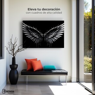 Foto 3 | Cuadro Alas De Ángel Canvas Alas Espléndidas 90x60