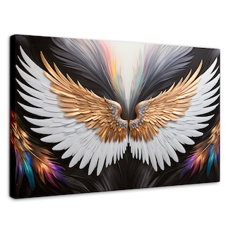 Foto 1 | Cuadro Alas De Ángel Canvas Alas Vuelo Místico 90x60
