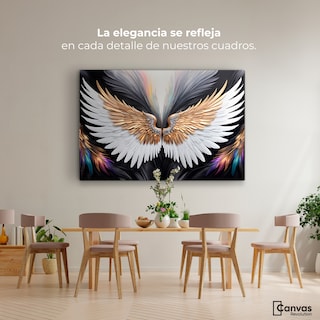 Foto 2 | Cuadro Alas De Ángel Canvas Alas Vuelo Místico 90x60