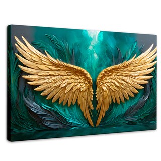 Foto 1 | Cuadro Alas De Ángel Canvas Alas Ángel Libre 90x60