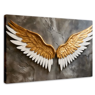 Foto 1 | Cuadro Alas De Ángel Canvas Alas Ángel Eterno 90x60