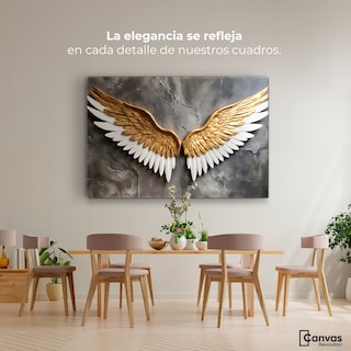 Foto 2 | Cuadro Alas De Ángel Canvas Alas Ángel Eterno 90x60
