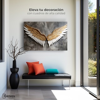 Foto 3 | Cuadro Alas De Ángel Canvas Alas Ángel Eterno 90x60