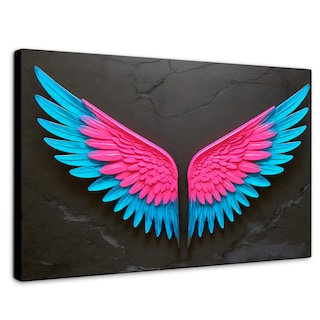 Foto 1 | Cuadro Alas De Ángel Canvas Alas Vuelo De Luz 90x60
