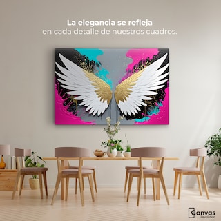 Foto 2 | Cuadro Alas De Ángel Canvas Ángel Protector 90x60