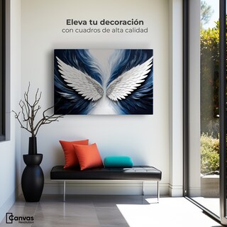 Foto 3 | Cuadro Alas De Ángel Canvas Alas Ángel Marina 90x60