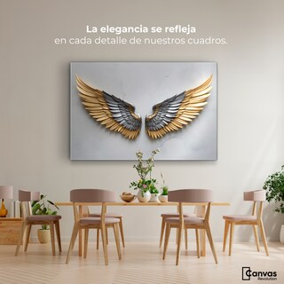 Foto 2 | Cuadro Alas De Ángel Canvas Alas Ángel Sereno 90x60